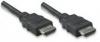 MANHATTAN HDMI Cable, HDMI 1.4 Male to HDMI 1.4 Male, Shielded, Black, 3.0 m